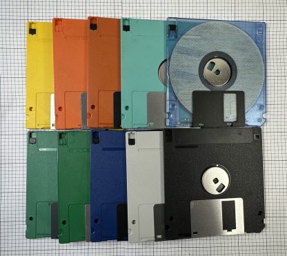 Rainbow LOT of 10 3.5" Floppy Disks - Image 2