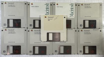 LOT of 9 3.5" Apple Floppy Disks