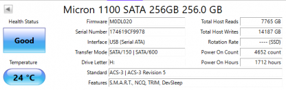 Micron MTFDDAK256TBN Dell 08251G 256GB 2.5" SSD 6G/s SATA III - Image 3