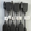 Lot of 6 Dell Mini DisplayPort Male To DisplayPort Female Adapter DP/N: 00FKKK