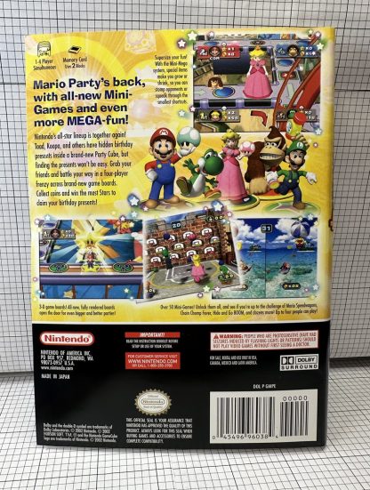 Mario Party 4 GameCube - Authentic Manual, Jacket & Inserts Only - Image 4