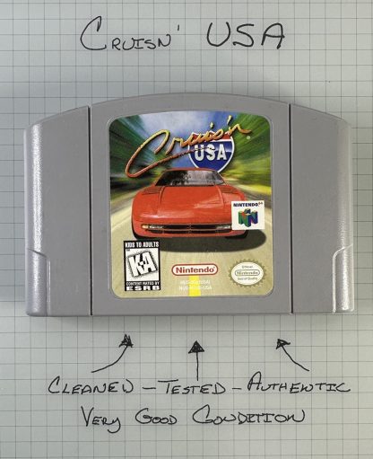 Cruis'n USA Cruisin Nintendo 64 N64  (Nintendo 64, 1996) Cleaned - Tested