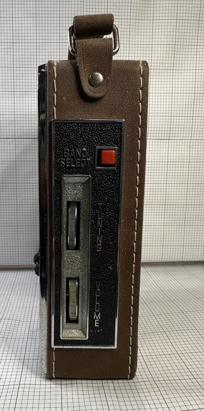 Vintage General Electric AM-FM Transistor Radio Ac Dc Leather Case 7-2877H - 1950 (70+ Years Old) - Image 3