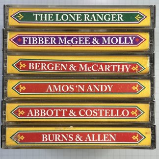 LOT OF 6 - Great Radio Comedy Teams, Comedians & Blockbusters - Classic Radio Cassette