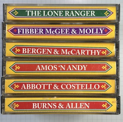 LOT OF 6 - Great Radio Comedy Teams, Comedians & Blockbusters - Classic Radio Cassette