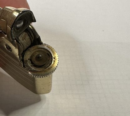 Vintage RONSON CORP. VARAFLAME PREMIER LIGHTER Gold - Image 6