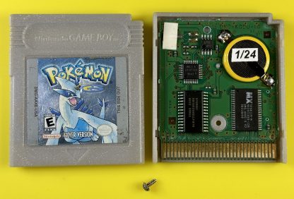 Pokemon Silver (Game Boy Color, 2000) Authentic *NEW BATTERY* & Save Game - Image 5
