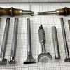 Lot of 12 - Vintage Rare Leather Figure Carving Stamp Craftool Co USA
