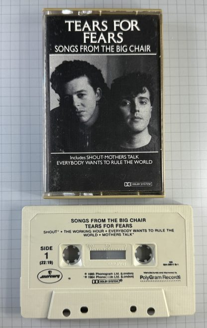 Tears For Fears Songs From The Big Chair Tape Cassette Album