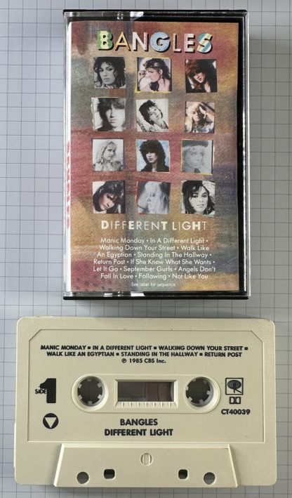 The Bangles - Different Light - Cassette 1986
