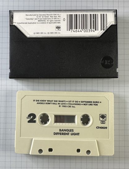 The Bangles - Different Light - Cassette 1986 - Image 3
