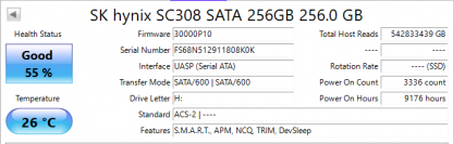 SK Hynix SC308 HFS256G39TND-N210A 256 GB M.2 80mm Solid State Drive  02P56M - Image 3