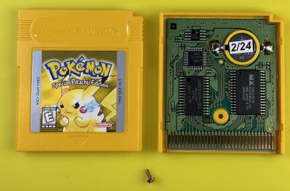 Pokemon Yellow Version (Game Boy, 1999) Authentic *NEW BATTERY* w/ Save Game  - NEAR MINT - Image 8