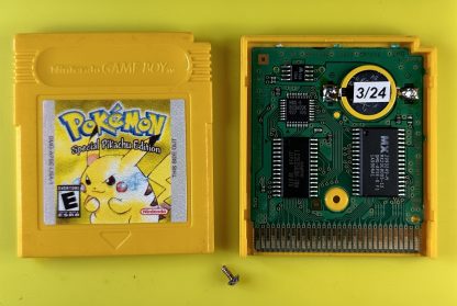 Pokemon Yellow Version (Game Boy, 1999) Authentic *NEW BATTERY* w/ Save Game - Image 5