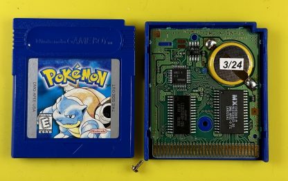 Pokemon Blue (Game Boy Color, 1998) Authentic *NEW BATTERY* w/ Save Game - Image 8