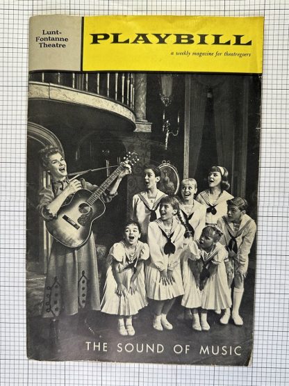 Vintage March 1962 Broadway Playbill - The Sound Of Music - Image 5