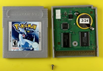 Pokemon Silver (Game Boy Color, 2000) Authentic *NEW BATTERY* - Image 7