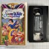 Snow White & The Seven Dwarfs  (VHS, 1994) Walt Disney Disney Masterpiece w/ inserts