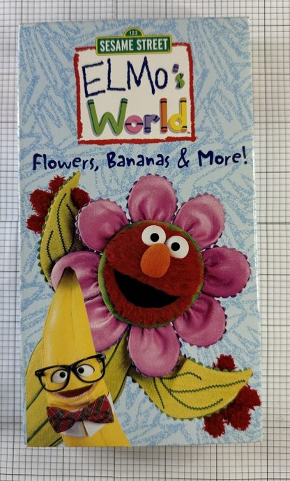 Sesame Street - Elmo’s World Flowers Bananas & More! (VHS 2000)