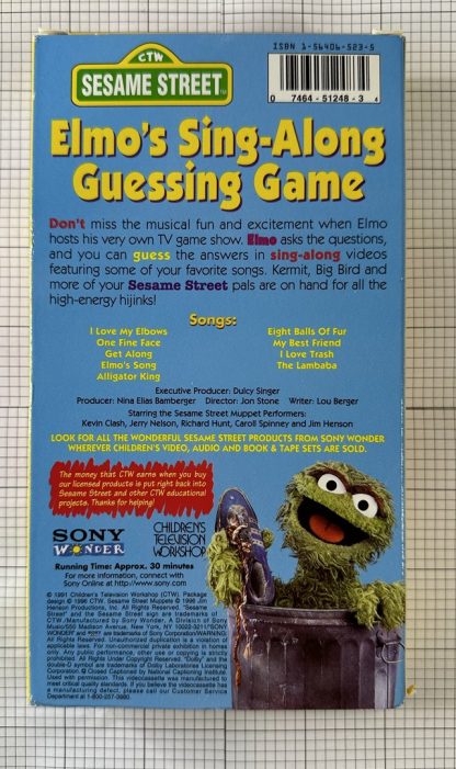 Sesame Street - Elmo's Sing-Along Guessing Game (VHS, 1991) - Image 4