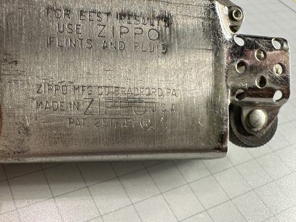 Vintage Zippo Lighter 1950-1957  - Pat. 2517191 - Image 2