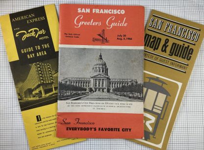 Vintage 1966 San Francisco Tourist Guides (Lot of 3)