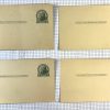 Lot of 4 - Pre-Stamped Blank Post Card USPS 1 Cent JEFFERSON Postage Card - Image 4