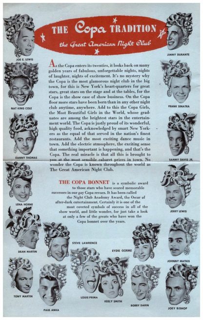 Vintage Copacabana  Paul Anka, Norman & Dean Flyer 1960's - Image 5