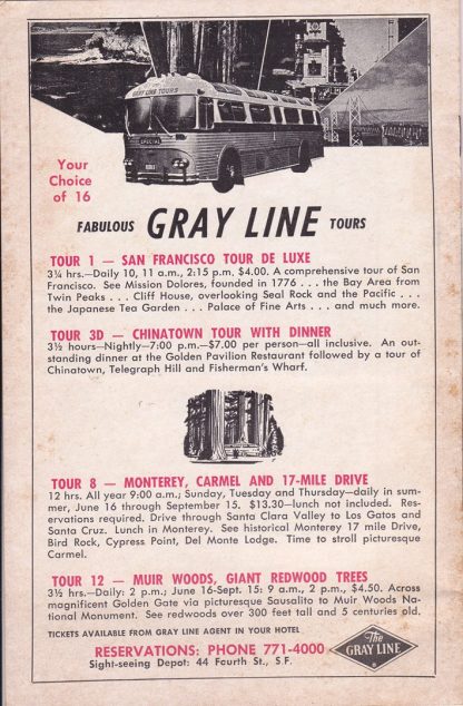 Vintage 1966 San Francisco Tourist Guides (Lot of 3) - Image 5