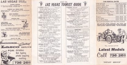 Vintage 1966 Las Vegas Hotel Guides Fremont, Stardust & The Sands - Image 6