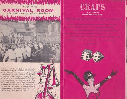 Vintage 1966 Las Vegas Hotel Guides Fremont, Stardust & The Sands - Image 11