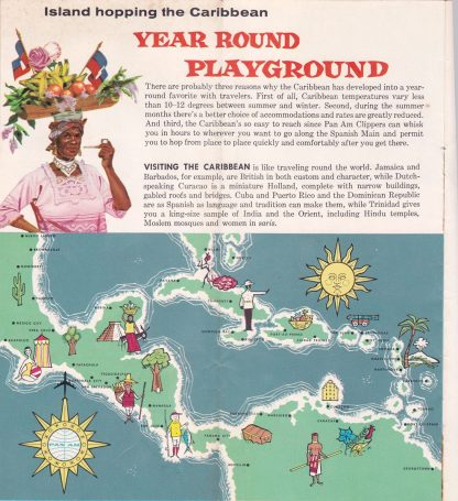 Vintage 1960 Pan Am American Brochure To The Caribbean - Image 14