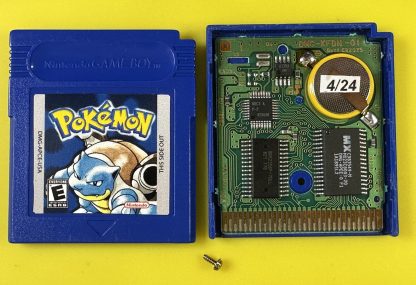 Pokemon Blue (Game Boy Color, 1998) Authentic *NEW BATTERY* w/ Save Game - Image 5