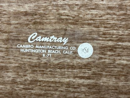 Vintage Simulated Wood Grain Camtray Cambro 8-71 - 15x20 - Image 4