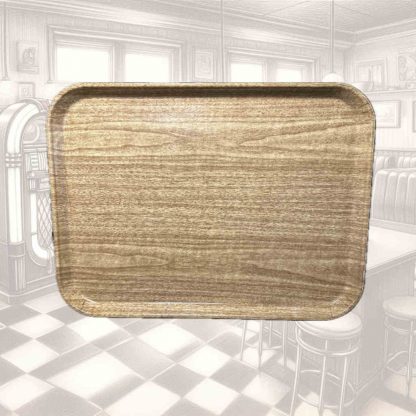 Vintage Simulated Wood Grain Camtray Cambro 8-71 - 15x20