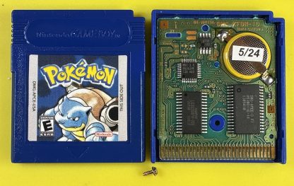 Pokemon Blue (Game Boy Color, 1998) Authentic *NEW BATTERY* w/ Save Game - Image 5