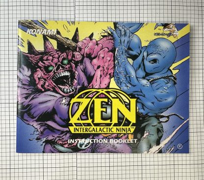 ZEN: INTERGALACTIC NINJA Nintendo NES CIB box Boxed Complete - Image 9