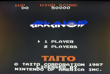 Arkanoid (Nintendo NES, 1987) Cartridge, Dust Cover - Tested Working! - Image 3