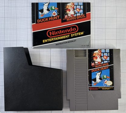 Super Mario Bros and Duck Hunt(Nintendo Entertainment System, 1985) -  W/ Manual