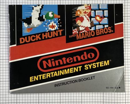 Super Mario Bros and Duck Hunt(Nintendo Entertainment System, 1985) -  W/ Manual - Image 8