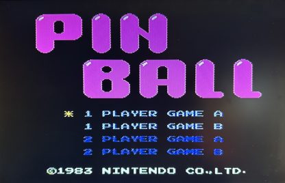 Pinball (Nintendo Entertainment System, 1983) - CIB Complete W/ Manual Tested - Image 3