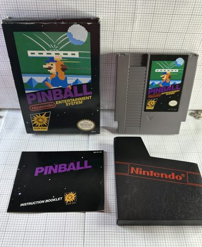 Pinball (Nintendo Entertainment System, 1983) - CIB Complete W/ Manual Tested