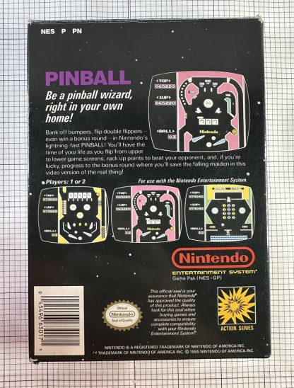 Pinball (Nintendo Entertainment System, 1983) - CIB Complete W/ Manual Tested - Image 11