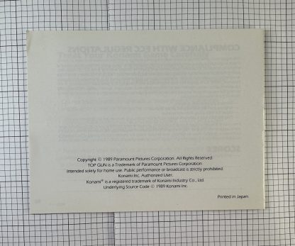 Top Gun: The Second Mission (Nintendo Entertainment System, 1990) Cib Tested - Image 11