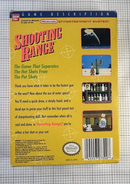 Shooting Range (Nintendo Entertainment System, 1989) NES CIB Very Clean - Image 11