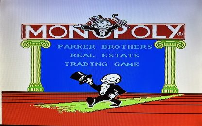 Monopoly (Nintendo Entertainment System, 1989) - CIB w/ Manual, Dust Cover & Game Poster! - Image 2