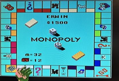 Monopoly (Nintendo Entertainment System, 1989) - CIB w/ Manual, Dust Cover & Game Poster! - Image 3