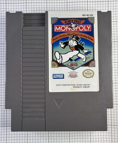 Monopoly (Nintendo Entertainment System, 1989) - CIB w/ Manual, Dust Cover & Game Poster! - Image 5