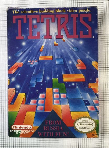 Tetris (Nintendo Entertainment System, 1989) - CIB w/ Manual, Dust Cover & Inserts! - Image 11