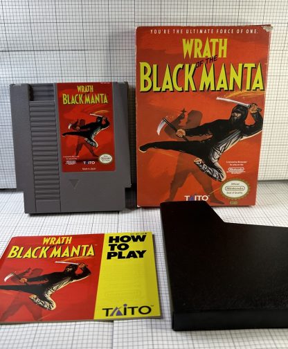 Wrath of the Black Manta (Nintendo Entertainment System, 1990) - CIB w/ Manual & Dust cover